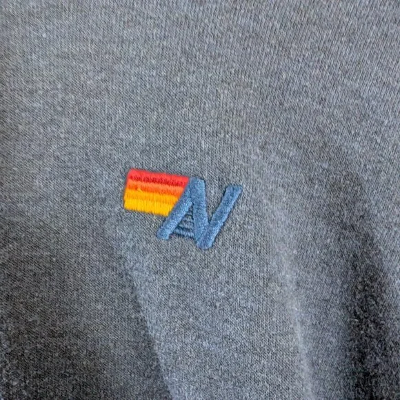 Navy/rainbow Aviator Nation full zip jacket XL - Picture 3 of 4